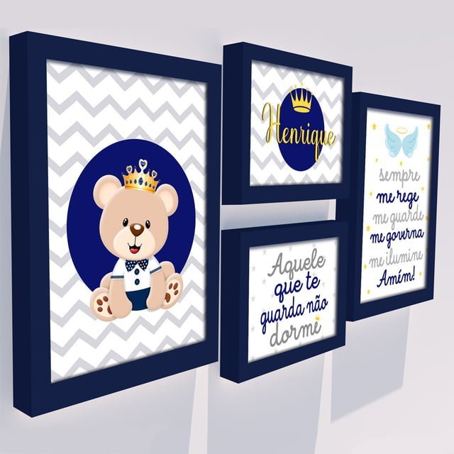 kit-quadros-ursinho-principe
