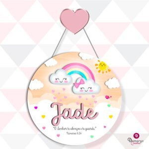 Porta Maternidade Arco-íris