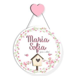 Porta Maternidade Casinha de Passarinho