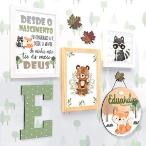 kit-quadros-animais-do-bosque