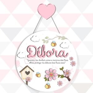 Porta Maternidade Alice Jardim Das flores