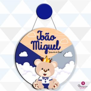 Porta Maternidade Ursinho Príncipe