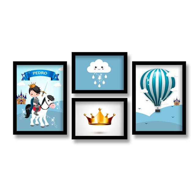 Quadro Infantil Kit Príncipe