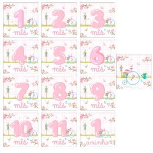 Quadro Mesversário Jardim Encantado