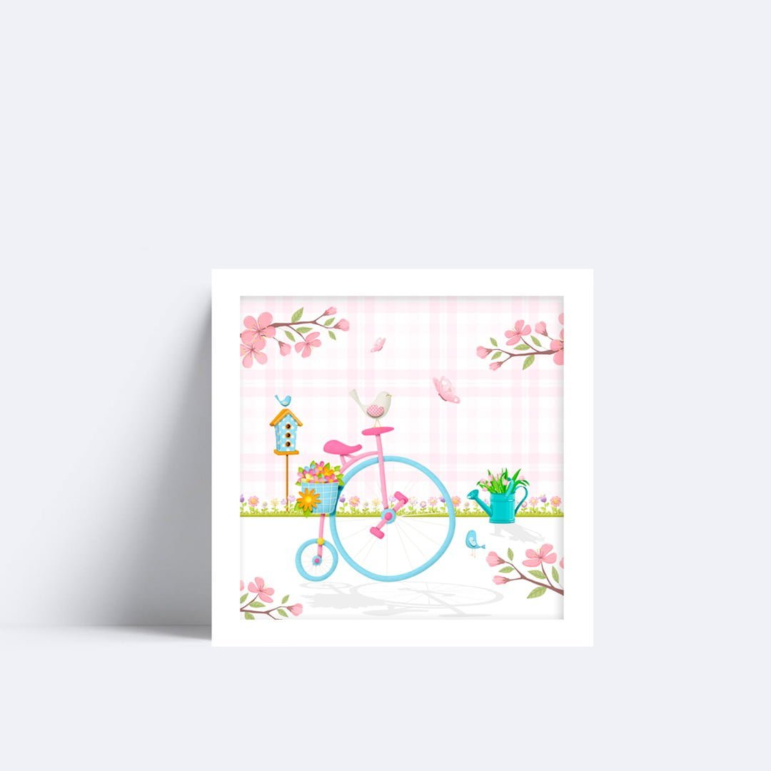 Quadro Mesversário Jardim Encantado