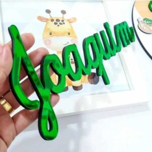 Nome Recortado em Acrílico
