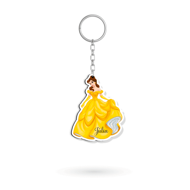 Chaveiro Princesa - Pacote Com 20 Unid