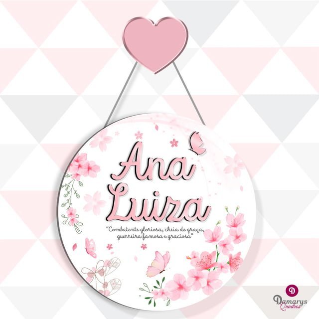 Porta Maternidade Jardim das Flores