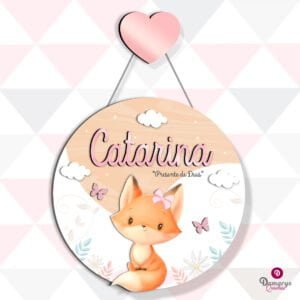 Porta Maternidade Raposinha 2