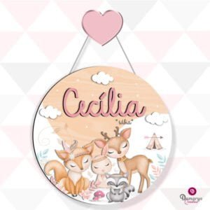 Porta Maternidade Animais do Bosque