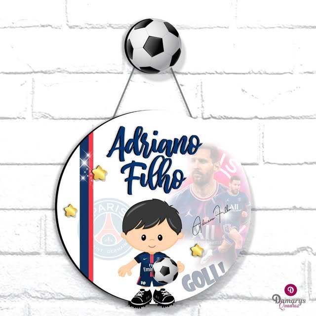Porta Maternidade Futebol PSG