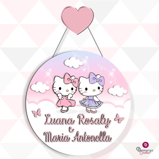Porta Maternidade Hello Kitty