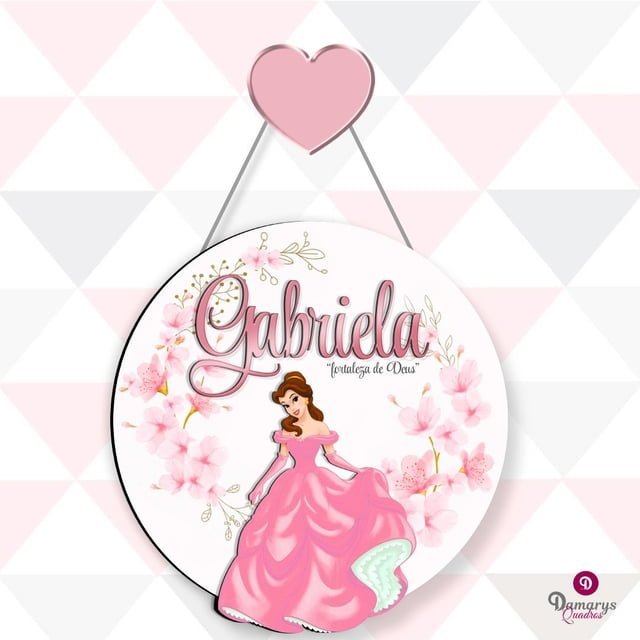 Porta Maternidade Princesa