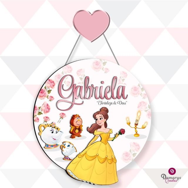 Porta Maternidade Princesa Bela