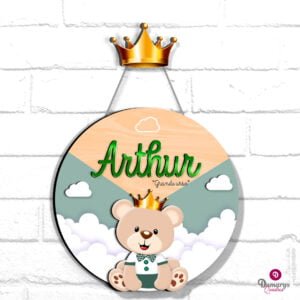Porta Maternidade Ursinho Príncipe