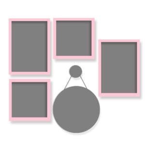 Quadro Infantil Monte Seu Kit 4