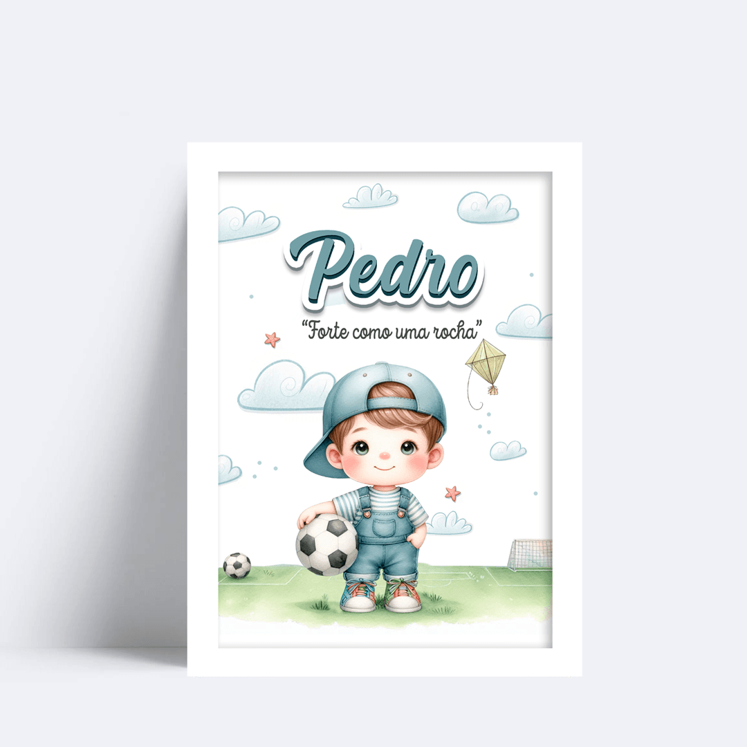 Quadro Com Nome Pedro