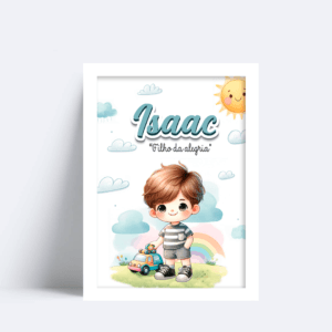Quadro Com Nome Isaac