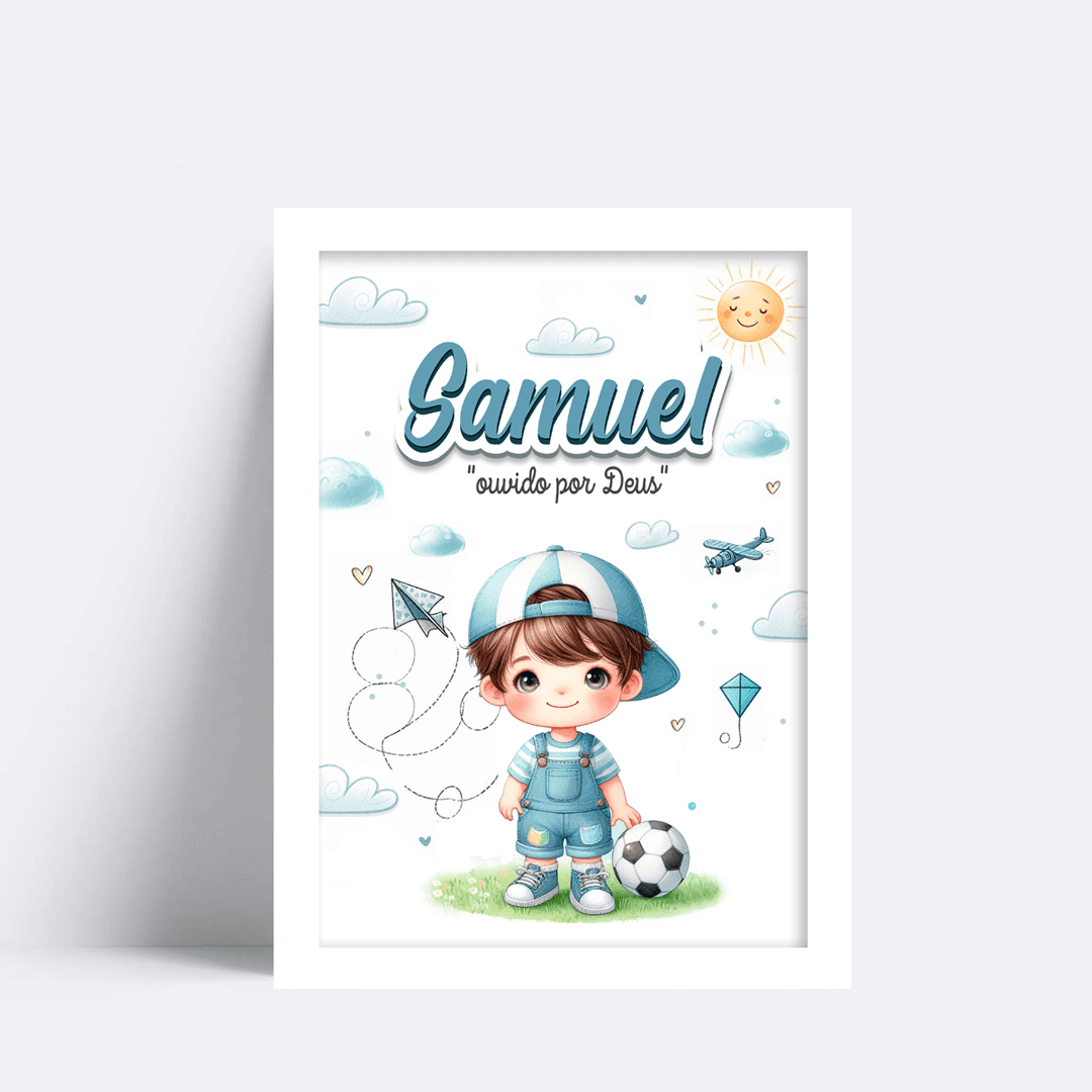 Quadro Com Nome Samuel