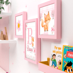 Kit de Quadros Raposinha Baby