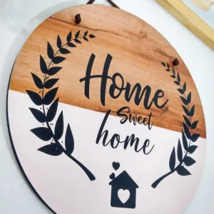 Enfeite de Porta Home Sweet Home